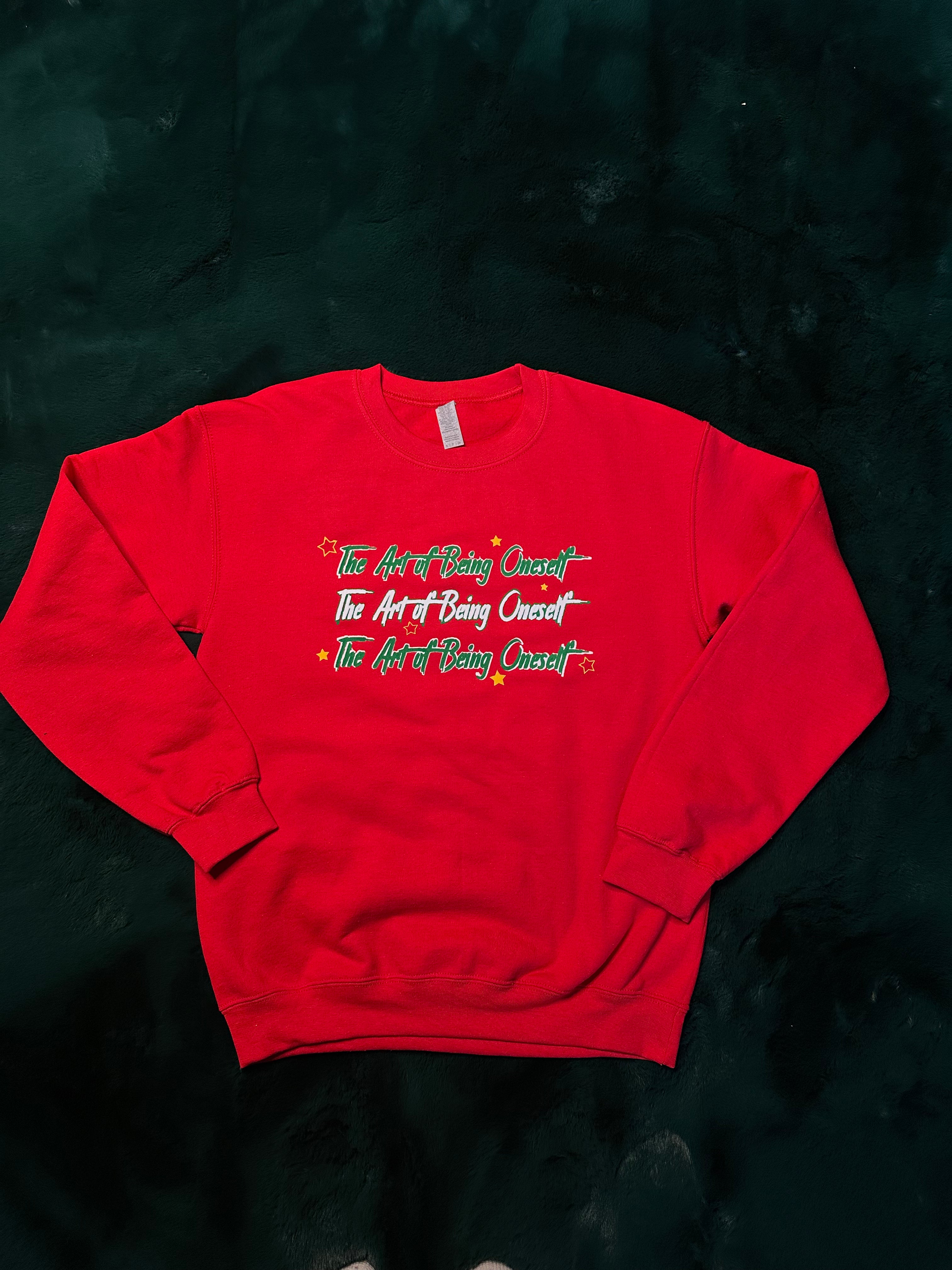 The Art of Being Oneself - Red Sweater